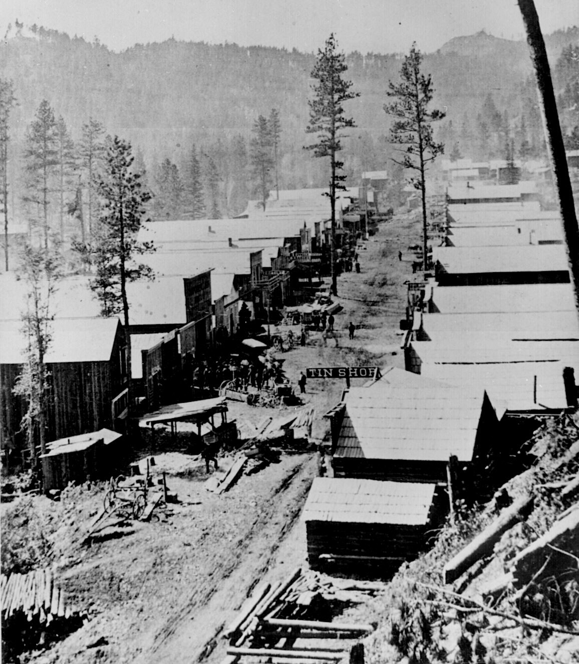 Deadwood South Dakota historic buildings — preserved frontier architecture along main street