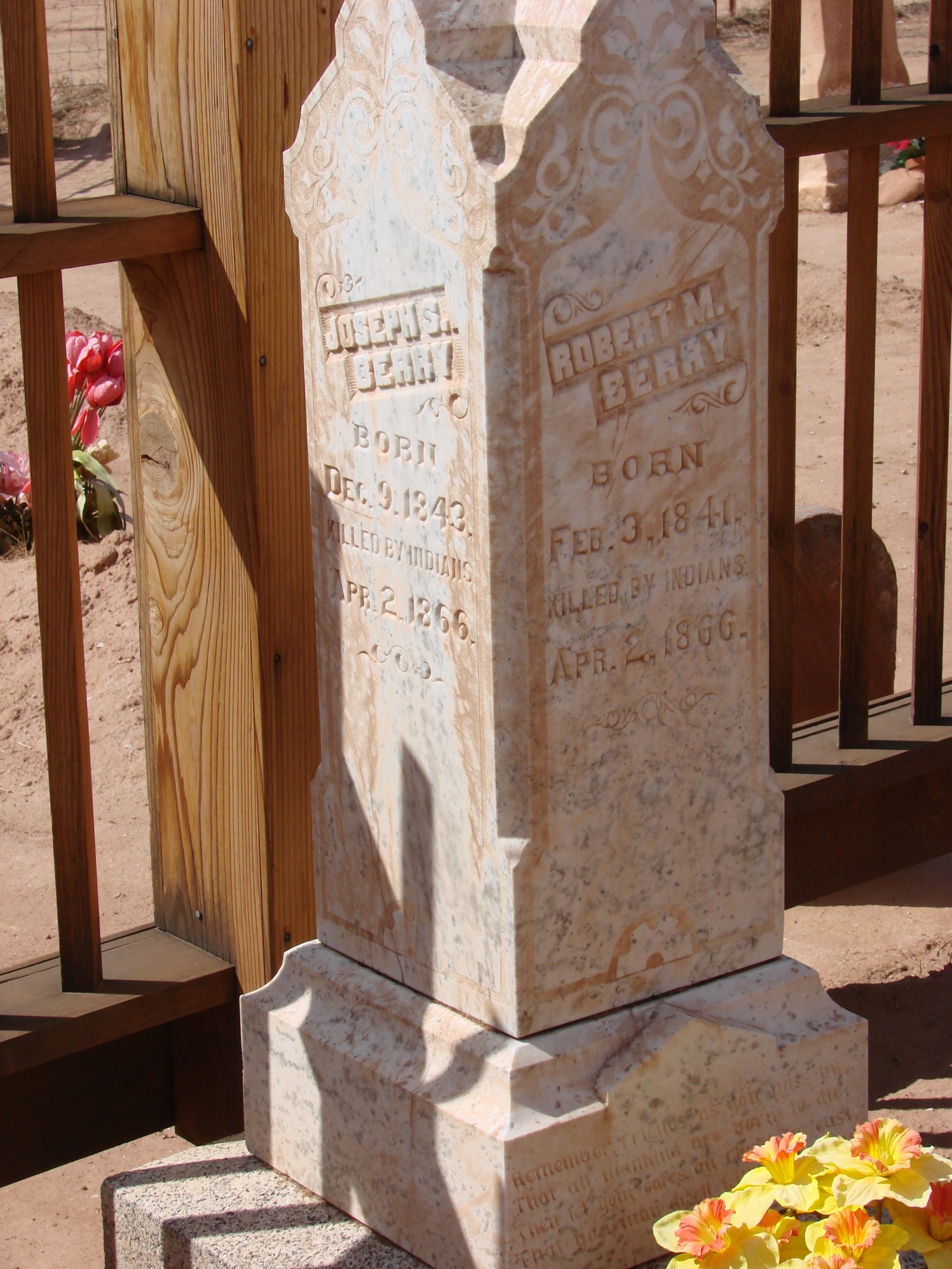 Grafton ghost town Utah — adobe buildings against red cliffs