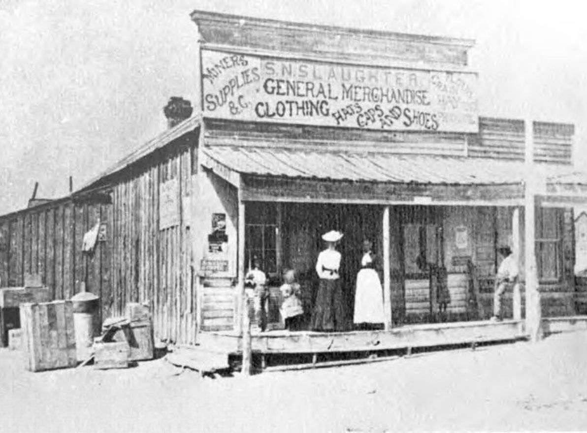 S.N. Slaughter's general store in Frisco Utah
