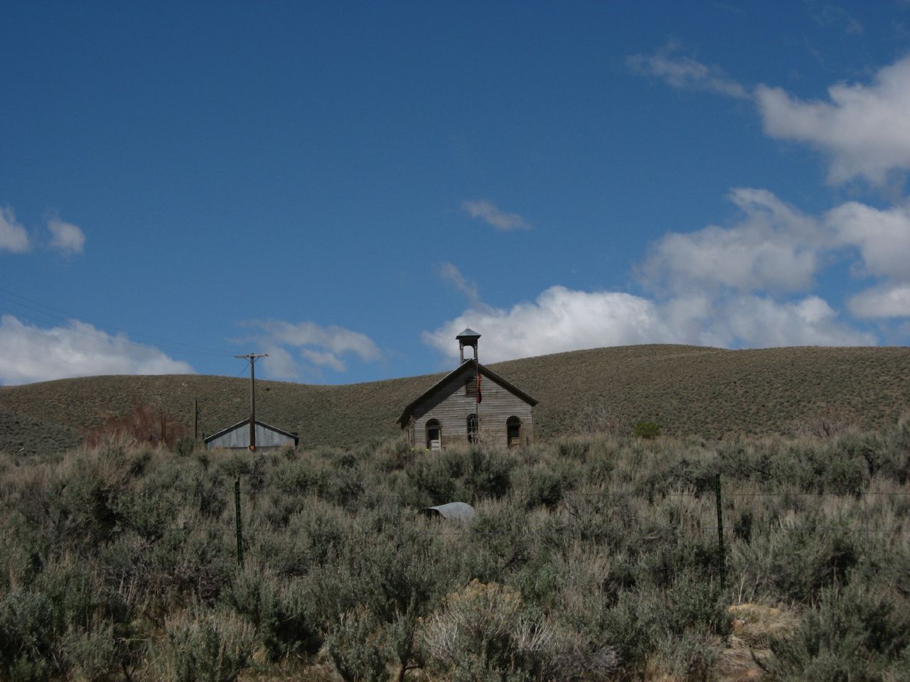 The ghost town of Unionville, Nevada in Buena Vista Canyon in the Humboldt Range